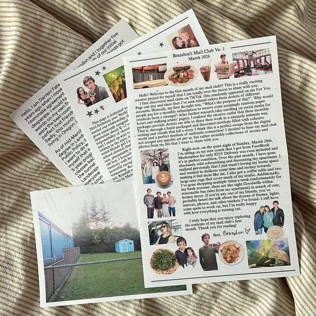 Brandon's Mail Club Monthly Membership